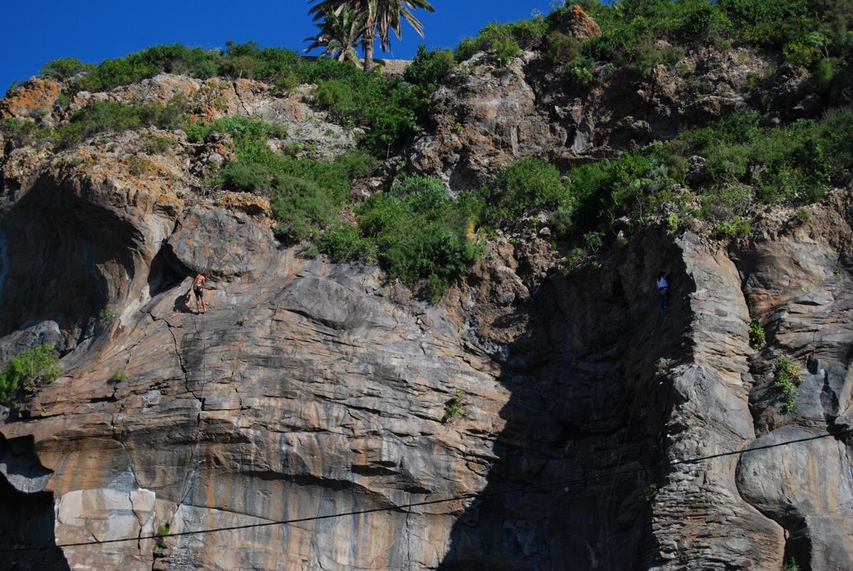 Escalada en Playa de San Marcos